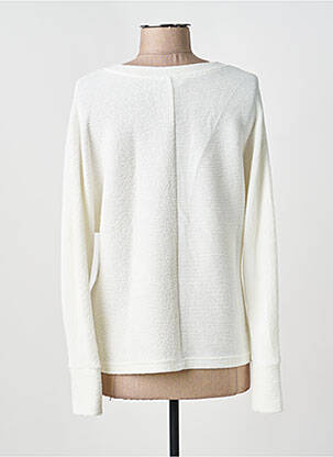 Top elasticitate mâneci lungi alb STREET ONE femeie