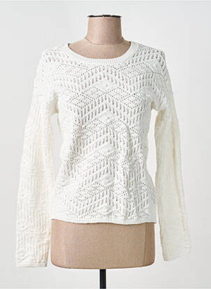 Pulover alb C'EST BEAU LA VIE femeie