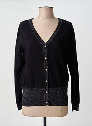 Vestă cu mâneci lungi negru FELINO femeie