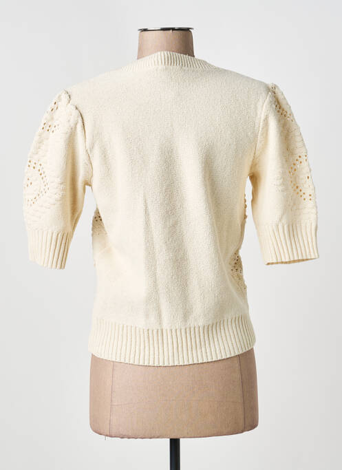 Vestă cu mâneci scurte bej C'EST BEAU LA VIE femeie