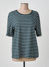 Tricou mâneci trei sferturi mâneci scurte verde CECIL femme
