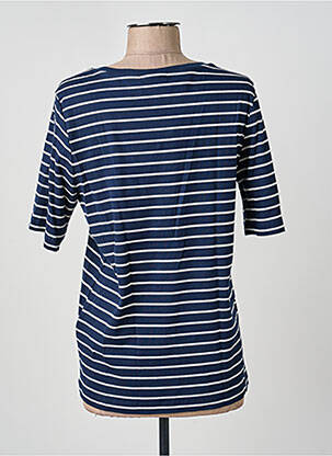 Tricou elasticitate mâneci scurte albastru CECIL femeie