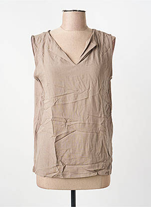 Top croială fluidă fără mâneci maro STREET ONE femme