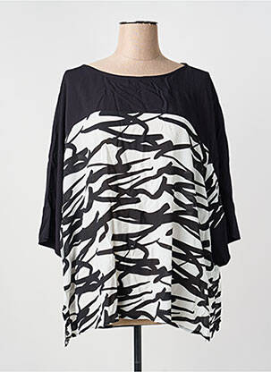 Tunică mâneci lungi negru MAT. femeie