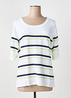 Pulover alb MARBLE femeie