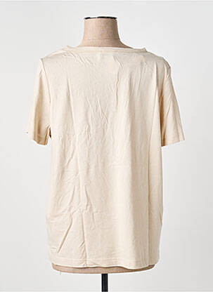 Tricou serigrafie mâneci scurte bej STREET ONE femeie