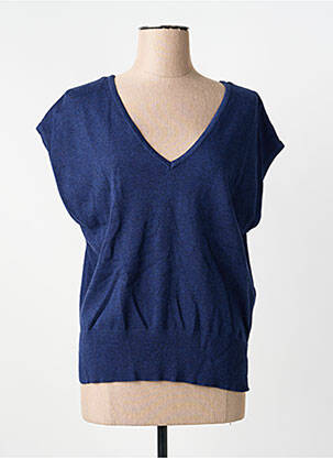 Pulover albastru MARBLE femeie