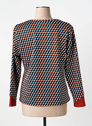 Top țesătură jersey mâneci lungi portocalie GUY DUBOUIS femeie