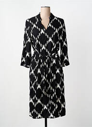Rochie midi mâneci 3/4 mâneci 3/4 negru STREET ONE femeie