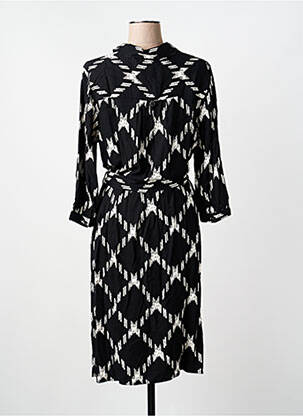 Rochie midi mâneci 3/4 mâneci 3/4 negru STREET ONE femeie