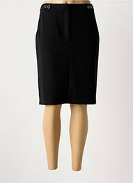 Fustă midi talie cu cleme negru JULIE GUERLANDE femme