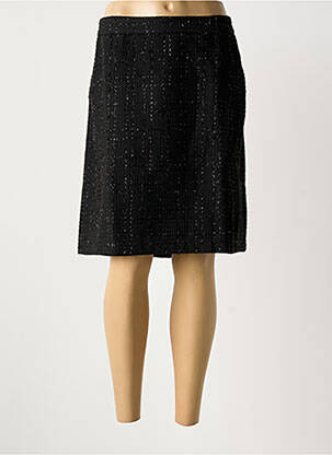 Fustă midi talie cu cleme negru CREAM femeie