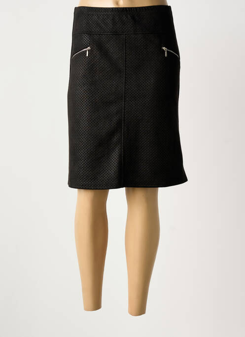 Fustă midi elasticitate negru DIANE LAURY femme