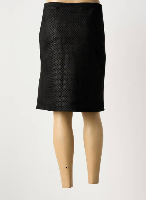 Fustă midi elasticitate negru DIANE LAURY femme