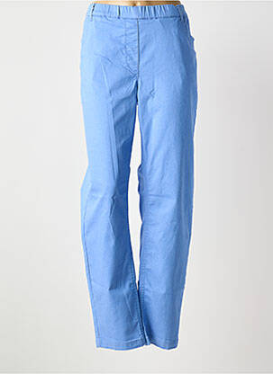 Pantalon drept elasticitate mărime normală albastru BRANDTEX femeie