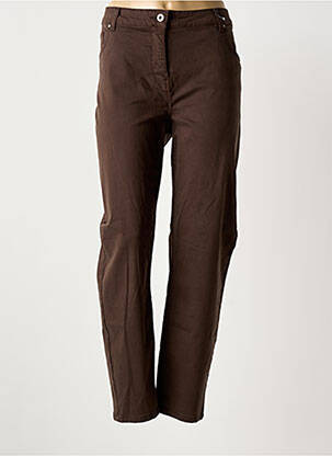 Pantalon drept maro BRANDTEX femeie