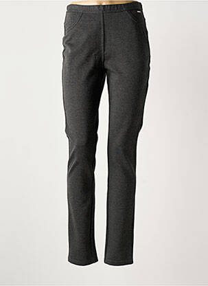 Pantalon slim talie elastică mărime normală gri DIANE LAURY femeie