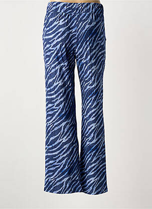 Pantalon drept elasticitate mărime normală albastru GEISHA femeie