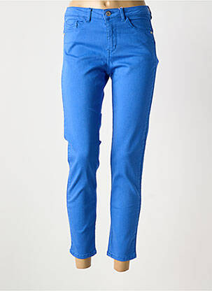 Pantalon 7/8 elasticitate mărime normală albastru C'EST BEAU LA VIE femeie
