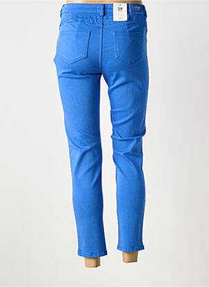 Pantalon 7/8 elasticitate mărime normală albastru C'EST BEAU LA VIE femeie