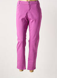 Pantalon 7/8 elasticitate mărime normală violet C'EST BEAU LA VIE femme