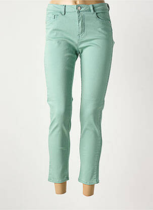 Pantalon 7/8 elasticitate mărime normală verde C'EST BEAU LA VIE femeie