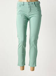 Pantalon 7/8 elasticitate mărime normală verde C'EST BEAU LA VIE femme