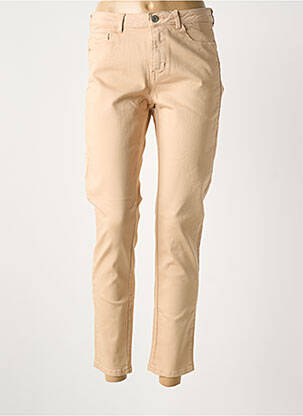 Pantalon 7/8 elasticitate mărime normală bej C'EST BEAU LA VIE femeie