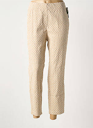 Pantalon 7/8 elasticitate mărime normală bej ADELINA BY SCHEITER femeie