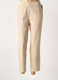 Pantalon 7/8 elasticitate mărime normală bej ADELINA BY SCHEITER femme
