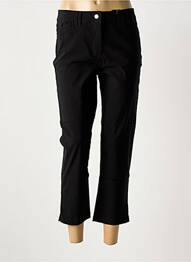 Pantalon trei sferturi croială dreaptă mărime normală negru JULIE GUERLANDE femme