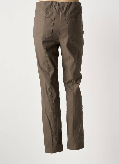 Pantalon drept verde ADELINA BY SCHEITER femeie