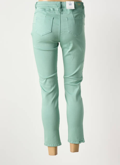 Pantalon 7/8 verde C'EST BEAU LA VIE femeie