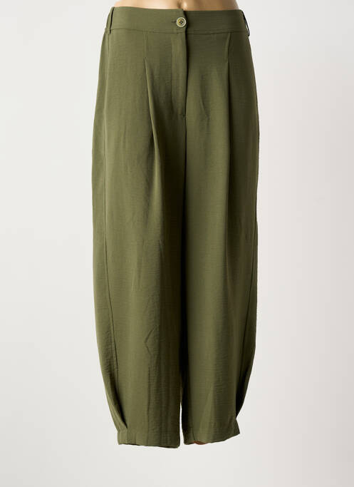 Pantalon larg verde MAT. femeie