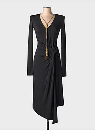 Rochie midi mâneci lungi mâneci lungi negru ELISABETTA FRANCHI femeie