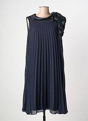 Rochie midi croială fluidă fără mâneci albastru JOSEPH RIBKOFF femeie