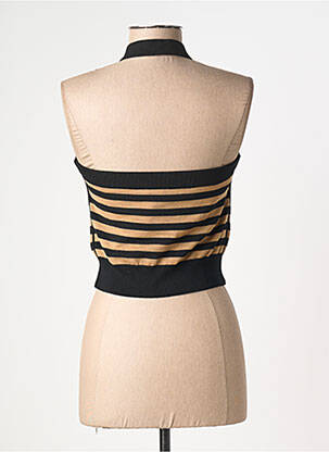 Top elasticitate fără mâneci negru ELISABETTA FRANCHI femeie