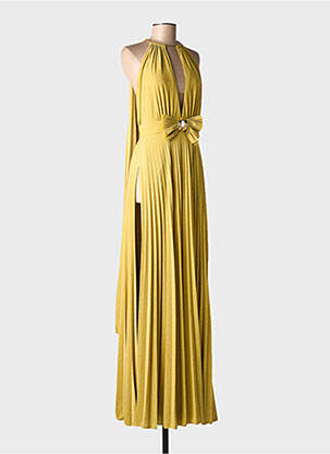 Rochie lungă fără mâneci fără mâneci verde ELISABETTA FRANCHI femeie