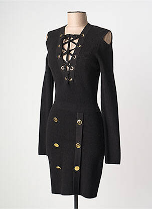 Rochie scurtă mâneci lungi mâneci lungi negru ELISABETTA FRANCHI femeie