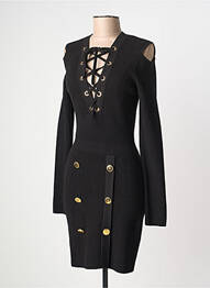 Rochie scurtă mâneci lungi mâneci lungi negru ELISABETTA FRANCHI femeie
