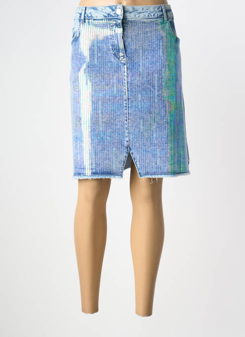 Fustă midi albastru 9010837157557 femeie