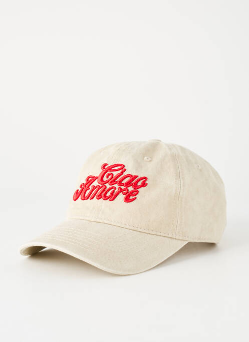 Șapcă broderie bej SUI AVA femme