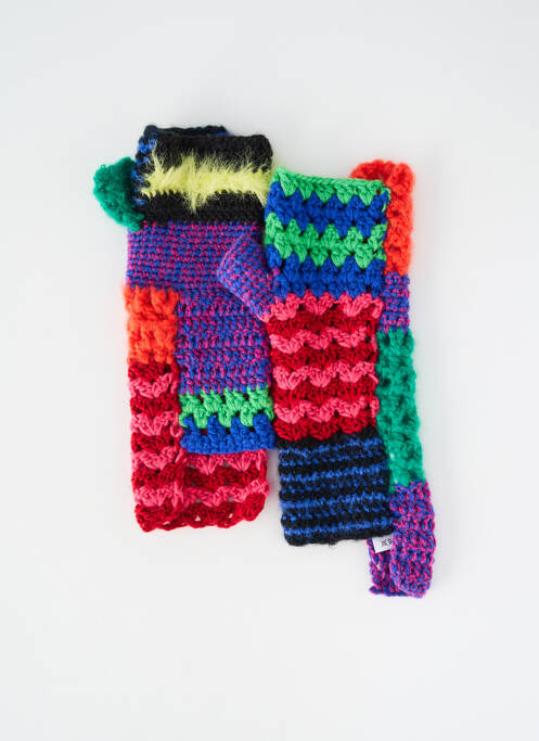 Mănuși fără degete cusături întărite roșu RAGGED femme