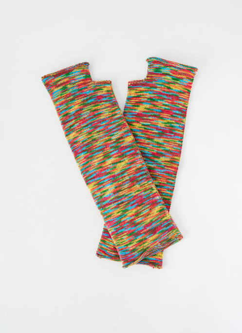 Mănuși fără degete elasticitate roșu SANS MARQUE femme