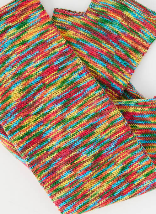 Mănuși fără degete elasticitate roșu SANS MARQUE femme