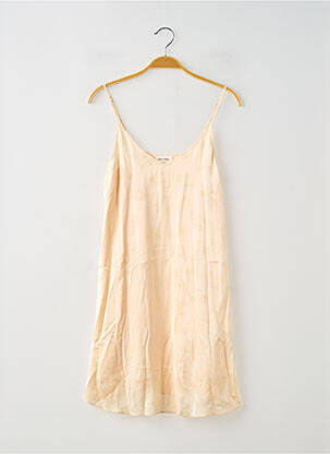 Rochie scurtă căptușeală bretele subțiri bej AMERICAN VINTAGE femme