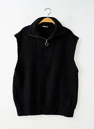 Pulover elasticitate fără mâneci negru CACHE CACHE femme