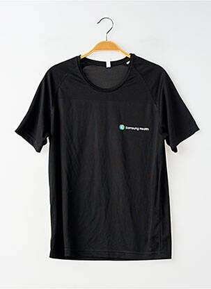 Tricou croială dreaptă mâneci scurte negru PROACT femeie
