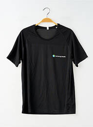 Tricou croială dreaptă mâneci scurte negru PROACT femme