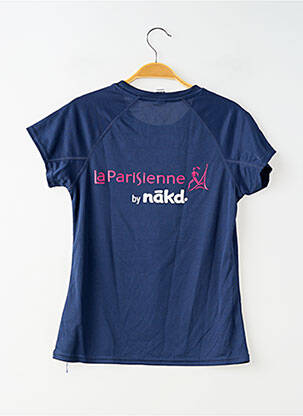 Tricou croială dreaptă mâneci scurte albastru ROLY femeie